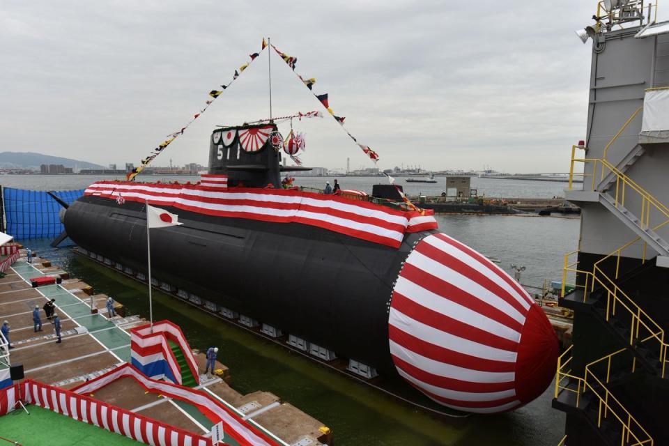 Japan navy JMSDF submarine sub Oryu Soryu