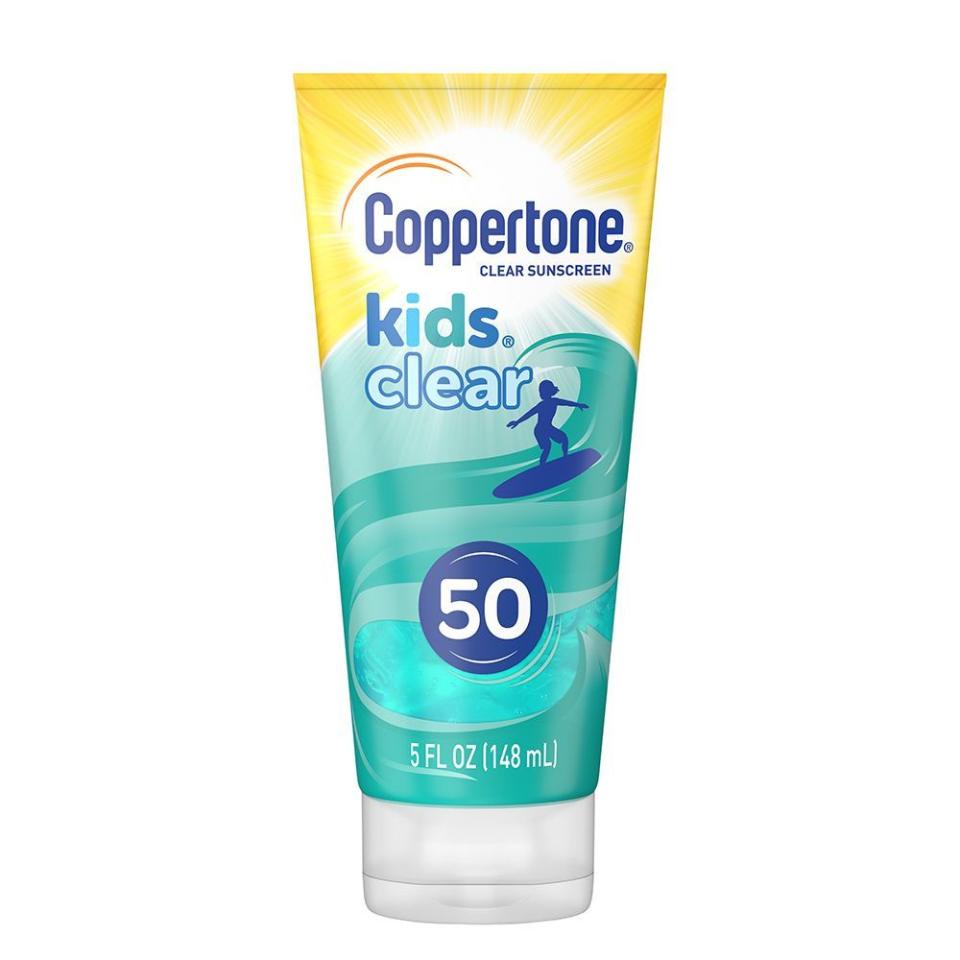 2) Clear Blue Sunscreen Lotion, SPF 50