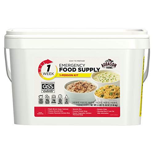 4) 7-Day 1-Person Emergency Food Supply Kit