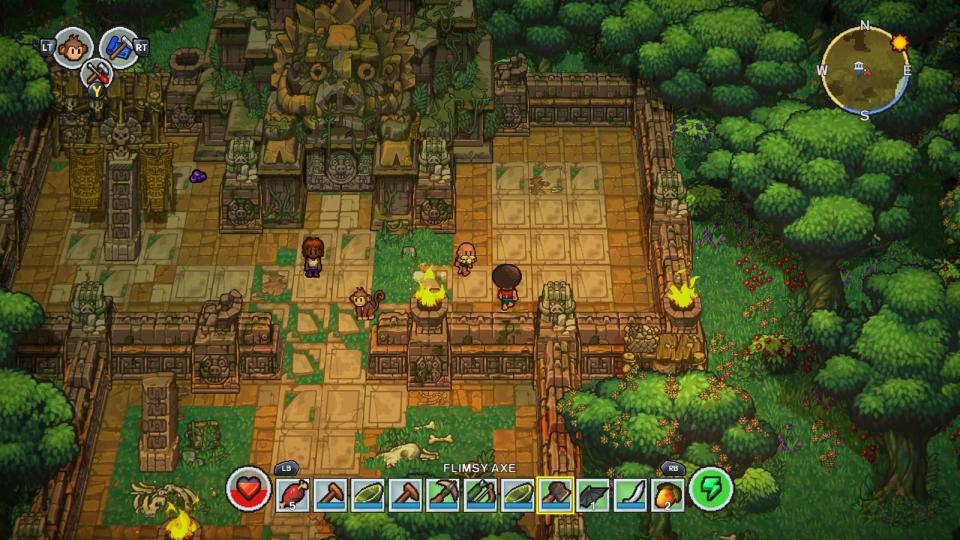 Wenn aus Knackis Gestrandete werden: "The Survivalists" ist der Quasi-Nachfolger der Gefängnis-Ausbruchssimulation "The Escapists" und verfrachtet PC-Spieler auf eine Insel, wo er fortan einsam oder gemeinsam mit anderen ums Überleben kämpft - Crafting und Affen-Dressur inklusive. (Bild: Team17)