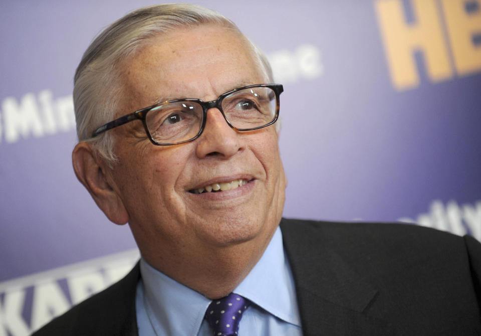 The NBA will reportedly honor David Stern's memory on players' uniforms. (Dennis Van Tine via AP)