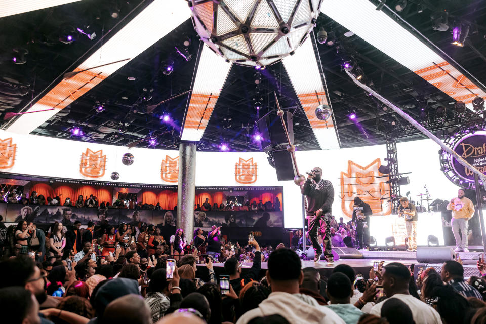 Rick Ross performing at Drai's in Las Vegas, Nevada.