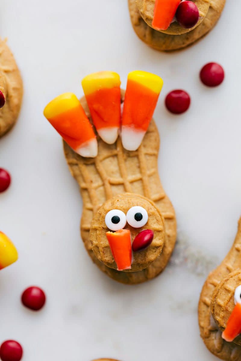 Nutter Butter Turkey Cookies