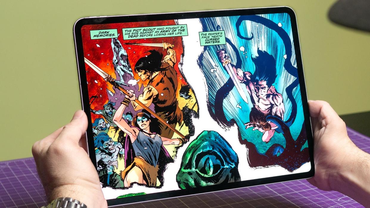  Comic books on an iPad Pro 2024. 