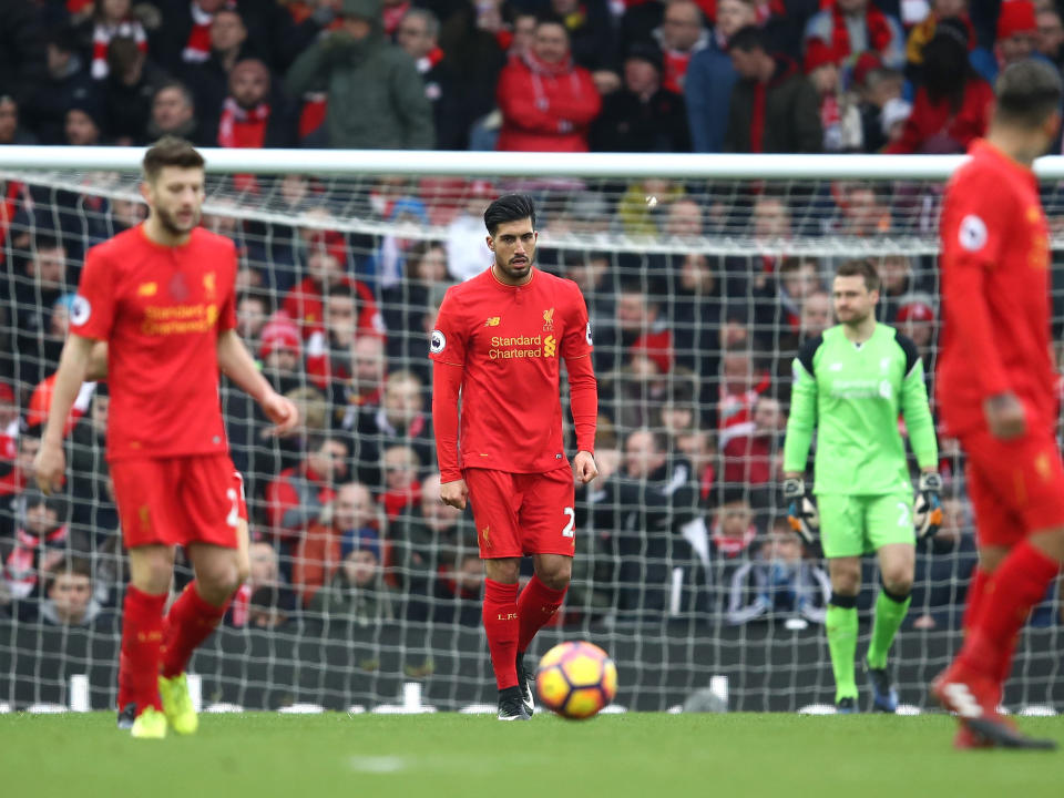 Liverpool suffered their third defeat of the season in a shock reverse at Anfield: Getty