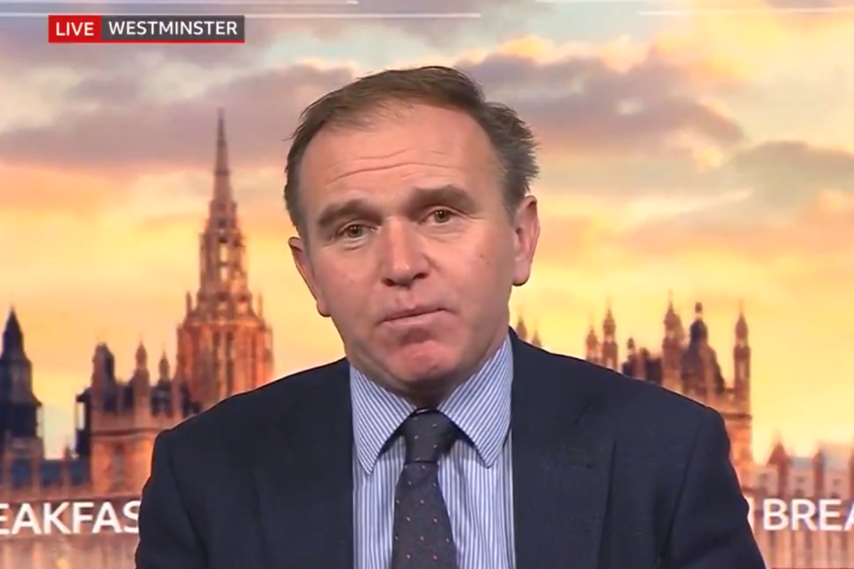 George Eustice was speaking on BBC Breakfast: BBC