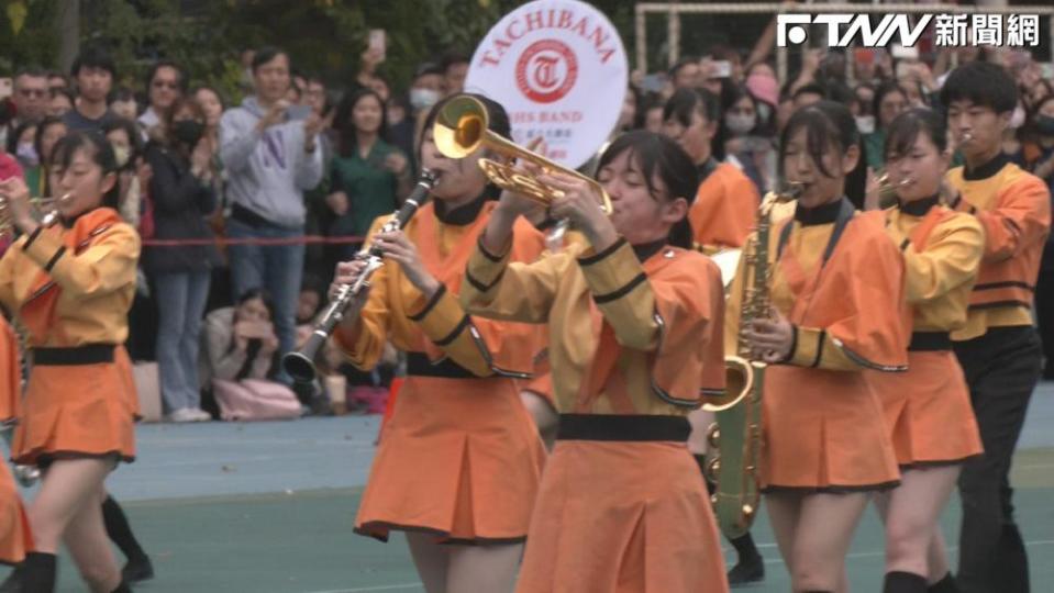 超人氣的「橘色惡魔」日本橘高校吹奏部(攝影／于家豪)