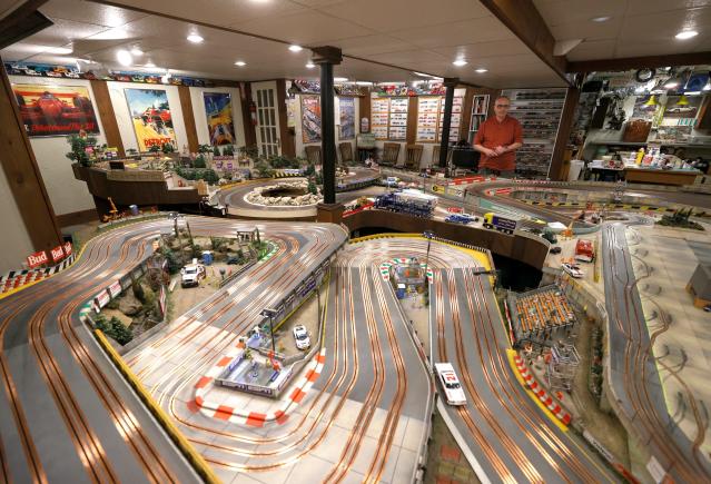 Dearborn man has one of largest slot car tracks in country