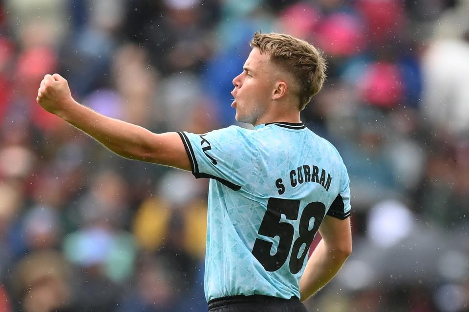 Knocking on the door: Sam Curran  (Getty Images for Surrey CCC)
