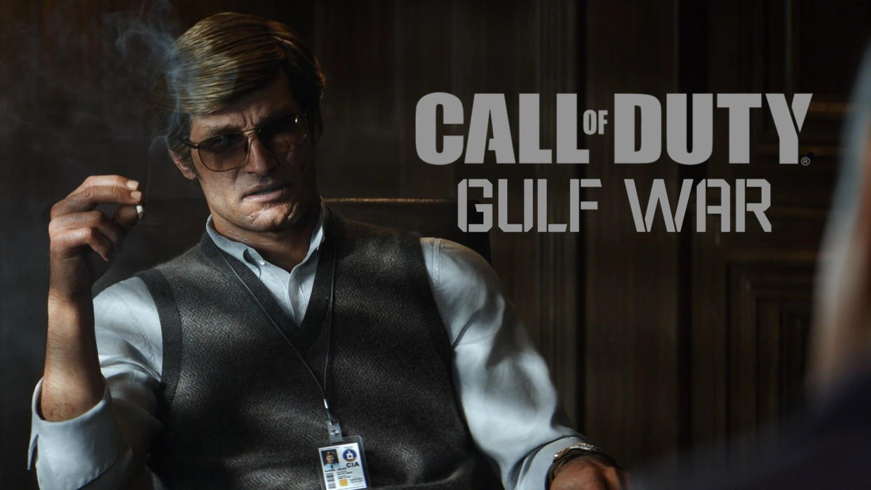  Call of Duty Gulf War text super imposed on Black Ops image. 