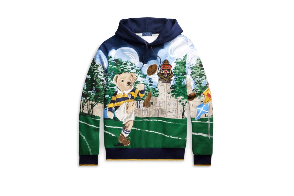 Polo Ralph Lauren rugby bear hoodie