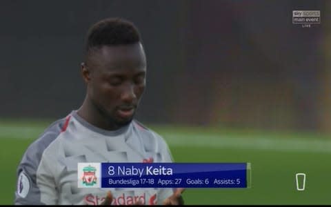 Naby Keita - Credit: Sky Sports