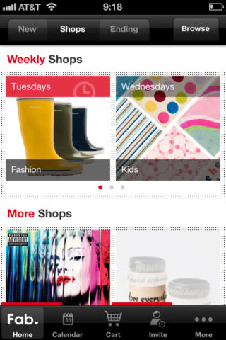 "Fab.com" iPhone App