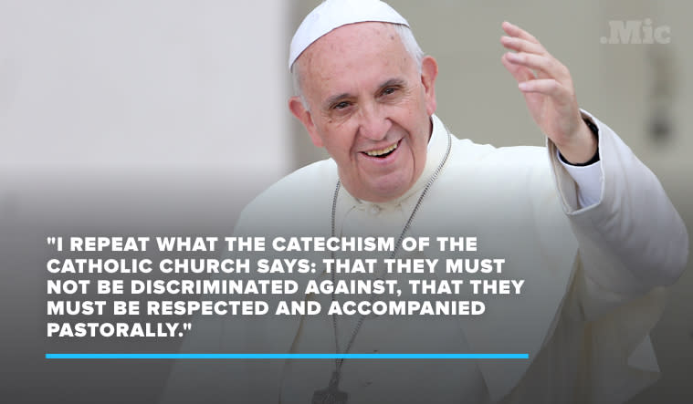 Pope Francis Recognizes Church Homophobia, 5 Months After He Defended Traditional Marriage