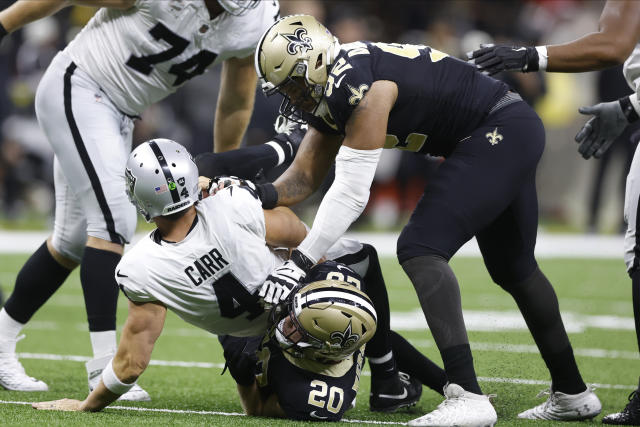 Waller scratched, Turner active for Raiders-Saints matchup