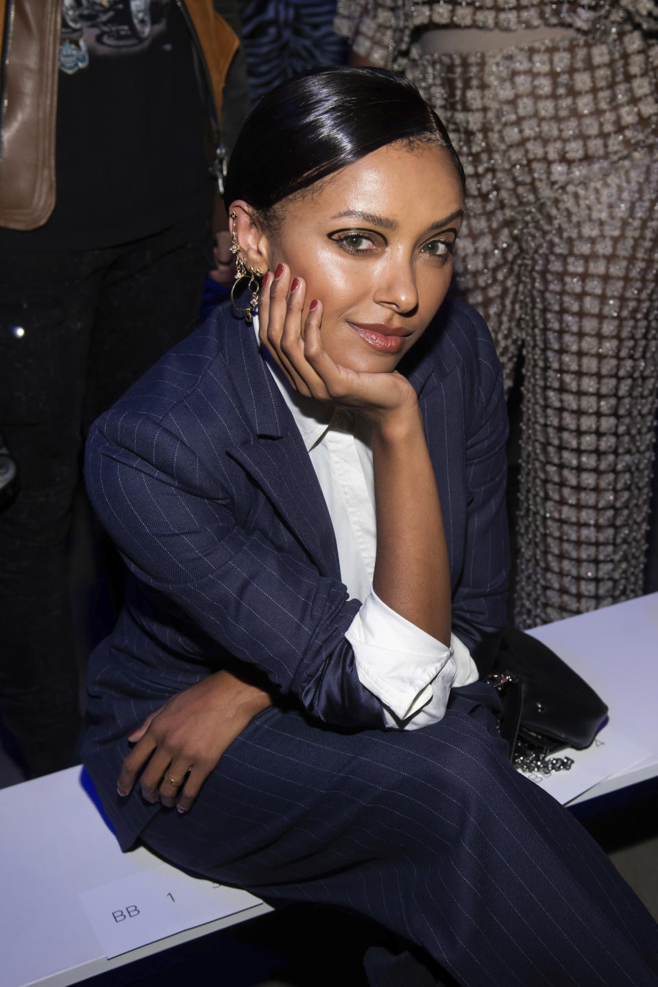 Kat Graham attends the Prabal Gurung show during Fashion Week on Sunday, Sept. 8, 2019 in New York. (Photo by Charles Sykes/Invision/AP)