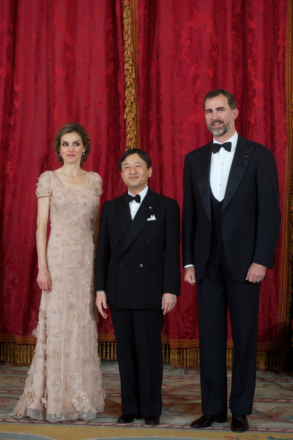 spanish royals and japanese crown prince naruhito attend dinner gala