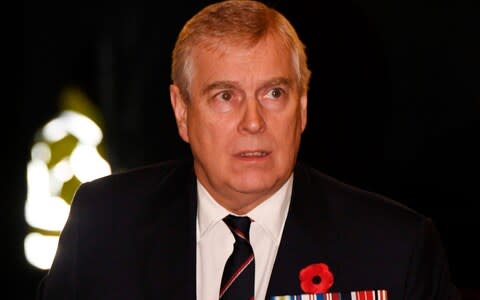 Prince Andrew in 2017 - Credit: STEFAN ROUSSEAU/POOL/AFP via Getty Images