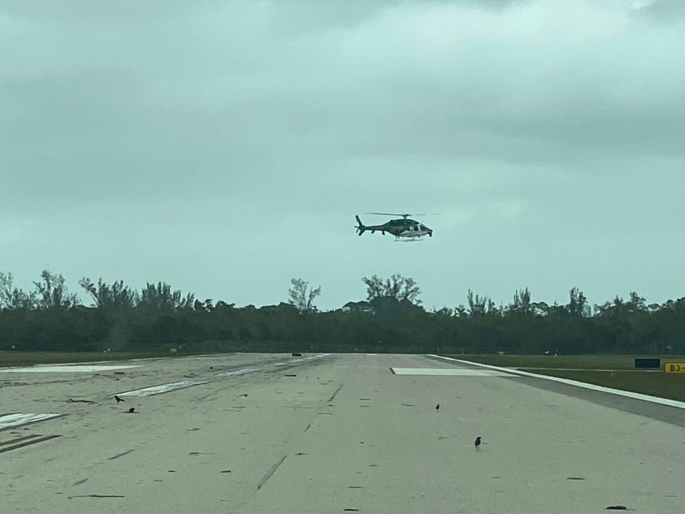 Rescue flight out of Naples Airport.