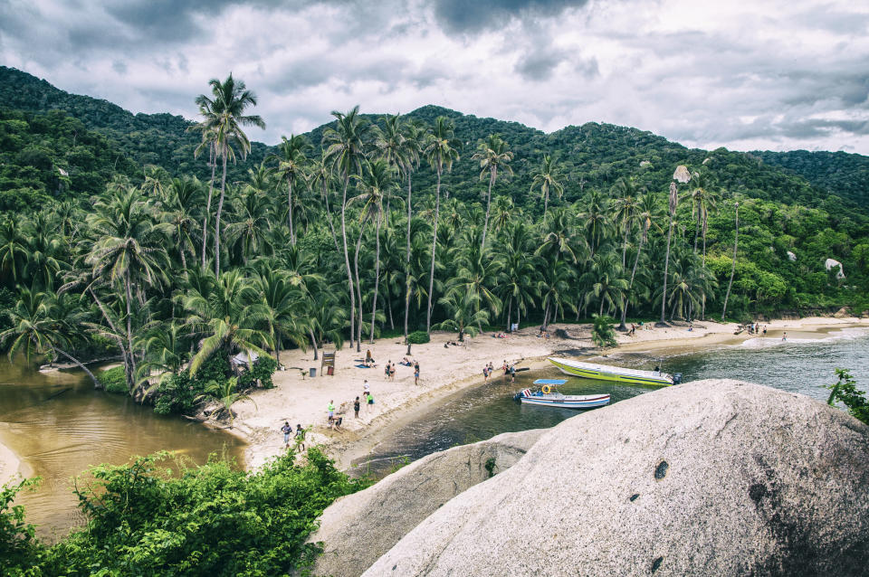 Tayrona National Park in Colombia.