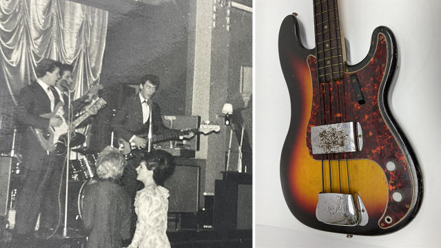 This historic Fender Precision Bass lay hidden underneath a bed for over 50  years – now it's going up for auction