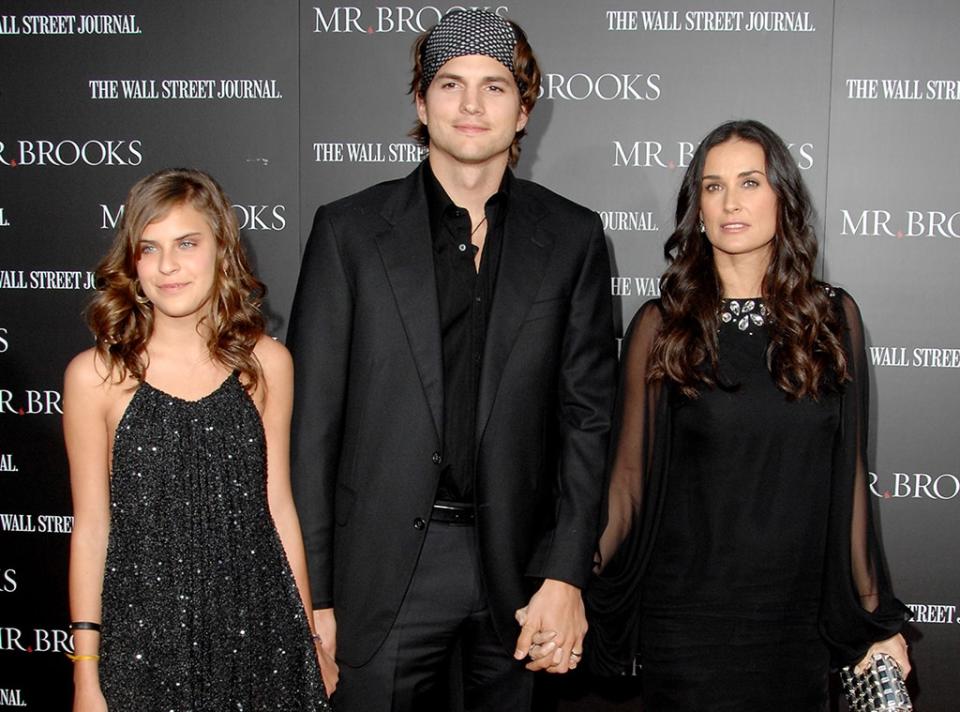 Tallulah Willis, Ashton Kutcher, Demi Moore