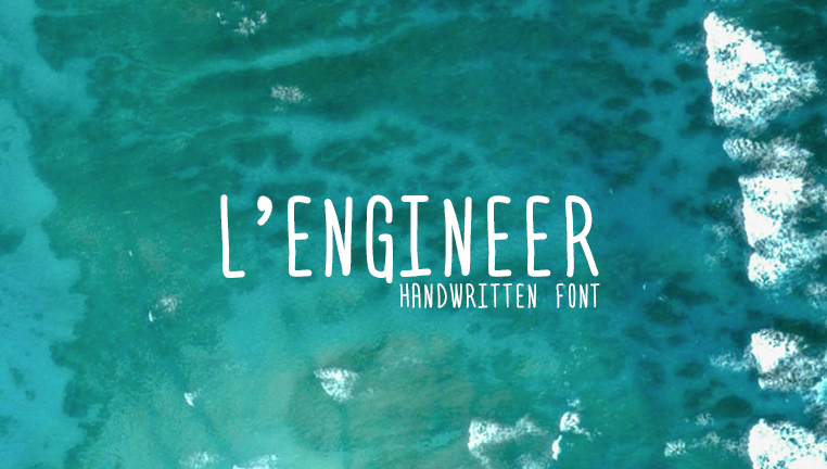 Best free handwriting fonts: L'Engineer