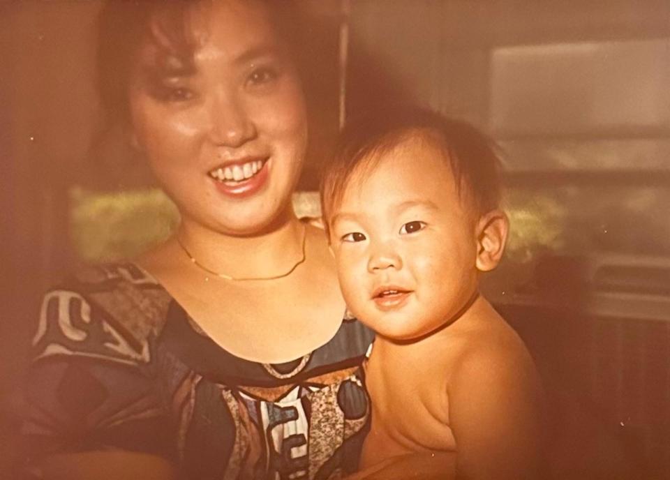 PHOTO: Jane Kim and Brian Oh when he was a baby. (Jane Kim)