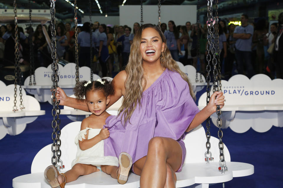 Chrissy Teigen Shares Too Cute To Miss Photo of Lookalike Daughter Luna — & Zooms in on One Part Making Moms LOL