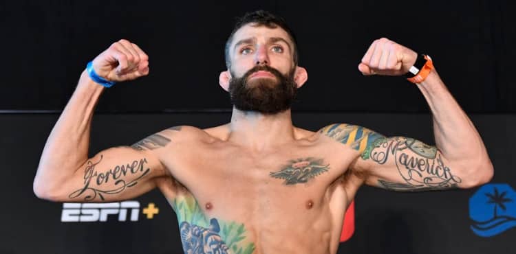 Michael Chiesa UFC Fight Island 8 weigh-in