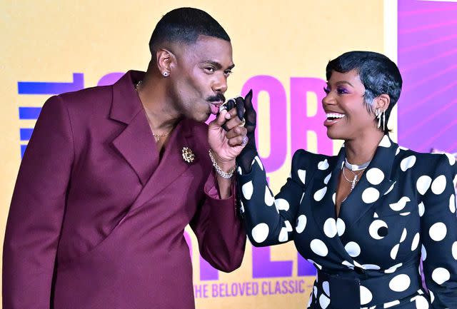 <p>FREDERIC J. BROWN/AFP via Getty</p> Colman Domingo and Fantasia Barrino