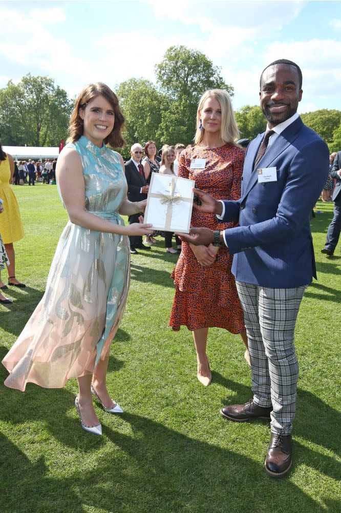 Princess Eugenie meets Ore Oduba and his wife, Portia | Yui Mok - WPA Pool/Getty