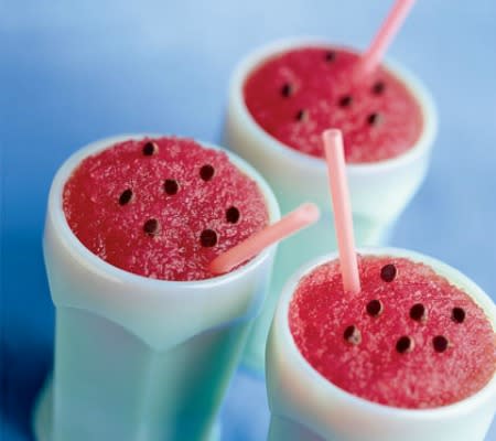 Watermelon Sherbet Smoothies