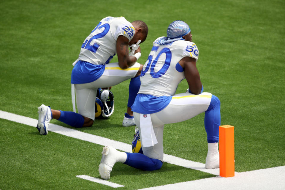 NFL anthem protests BLM sports thegrio.com 