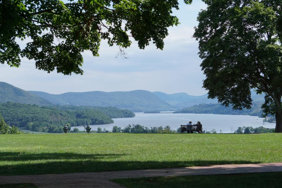 The view from the grounds of Boscobel House and Gardens in Garrison, New York.