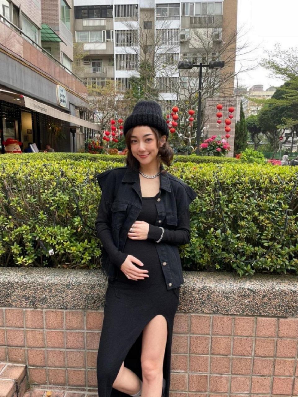 藝人林采薇Yumi懷孕升級甜美準媽咪。（STARFiSH 星予公關提供）