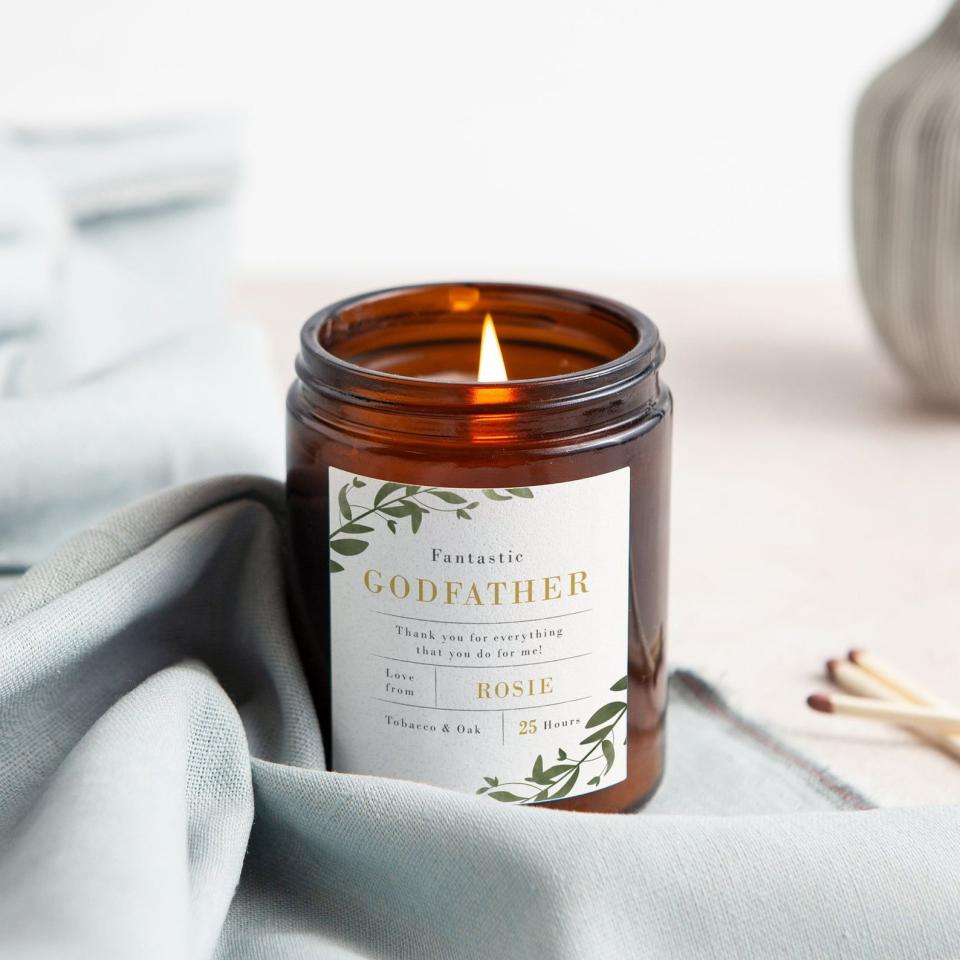 Godfather Gift Apothecary Candle