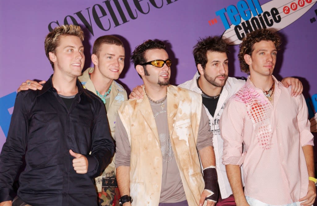 N'Sync at The Teen Choice Awards 2001. (Photo by Frank Trapper/Corbis via Getty Images)