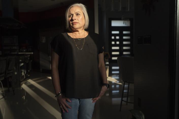 Sandra Bagwell at her home in Mission, Texas