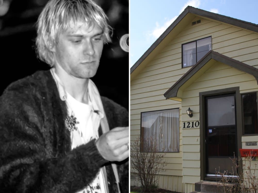 In diesem Haus verbrachte Kurt Cobain seine Kindheit. (Bild: imago images/Votos-Roland Owsnitzki/getty/Sebastian VUAGNAT/AFP)