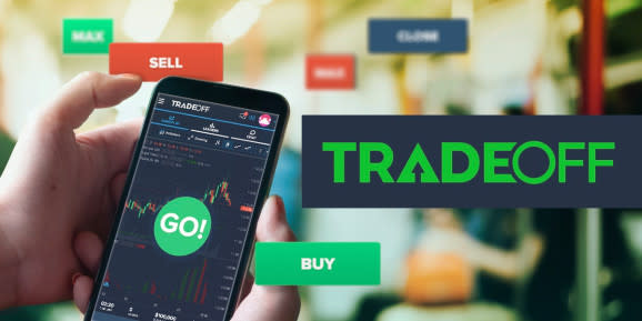 TradeOff teaches you how to trade stocks based on charts.