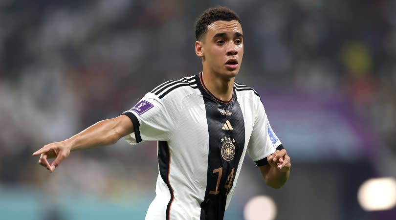  Germany's Jamal Musiala in action in the World Cup game against Costa Rica. 