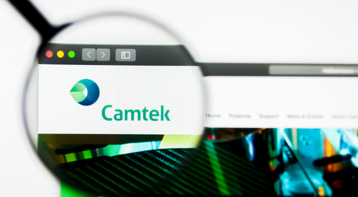 Camtek Ltd logo visible on display screen.