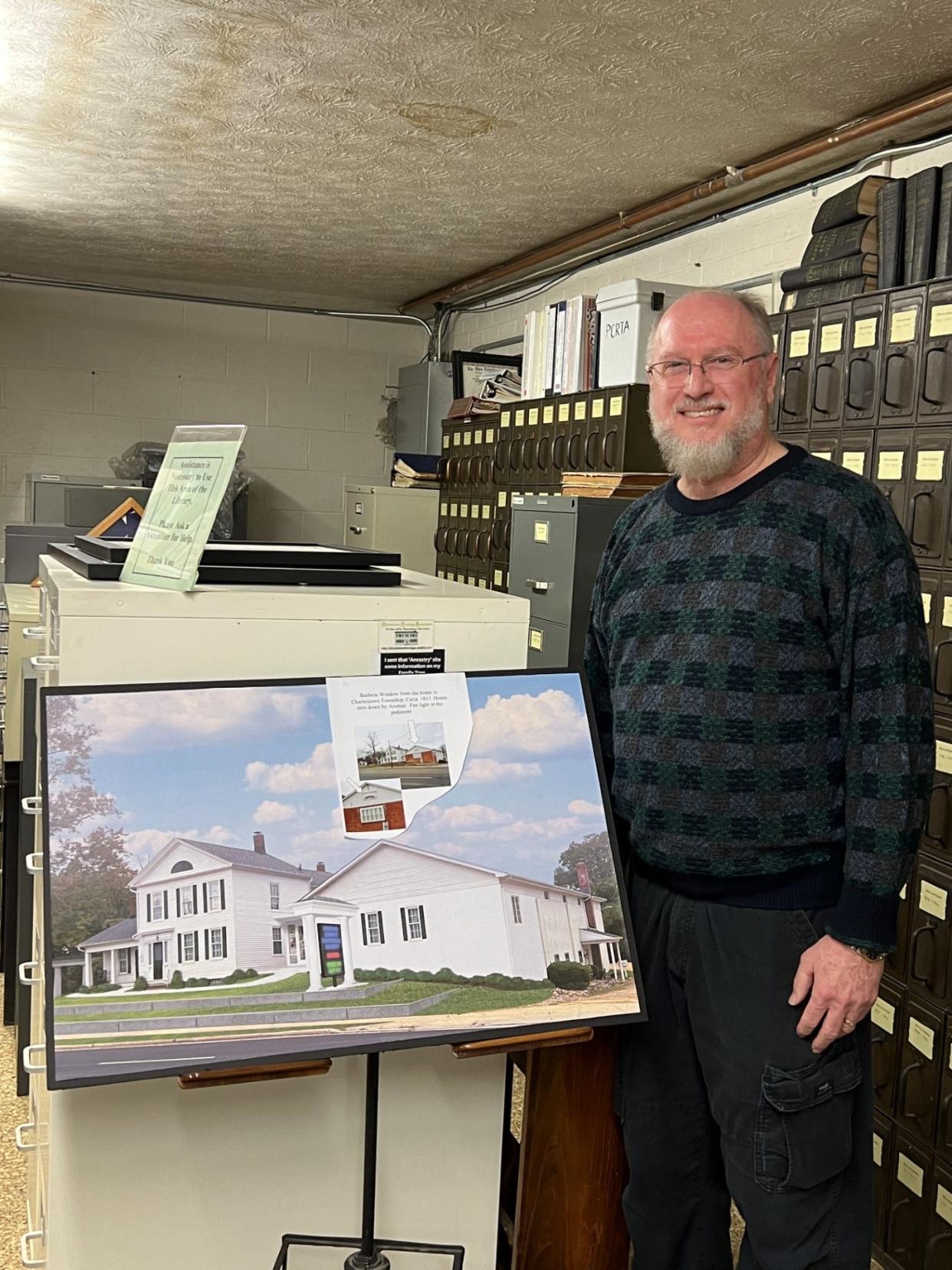 Wayne Enders, historian and former president of the Portage County Historical Society, gave a presentation Saturday, Jan. 27, 2024, on Ravenna history. This year marks the 225th anniversary of Ravenna's founding.