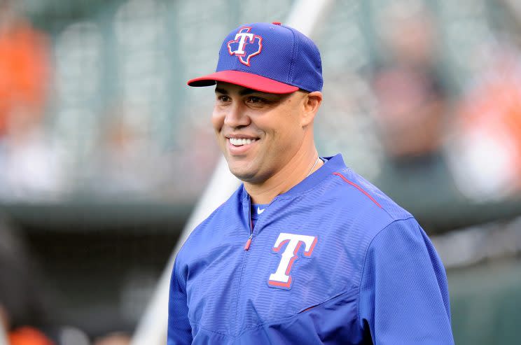 Carlos Beltran is glad to be in Texas. (Getty Images/G Fiume)