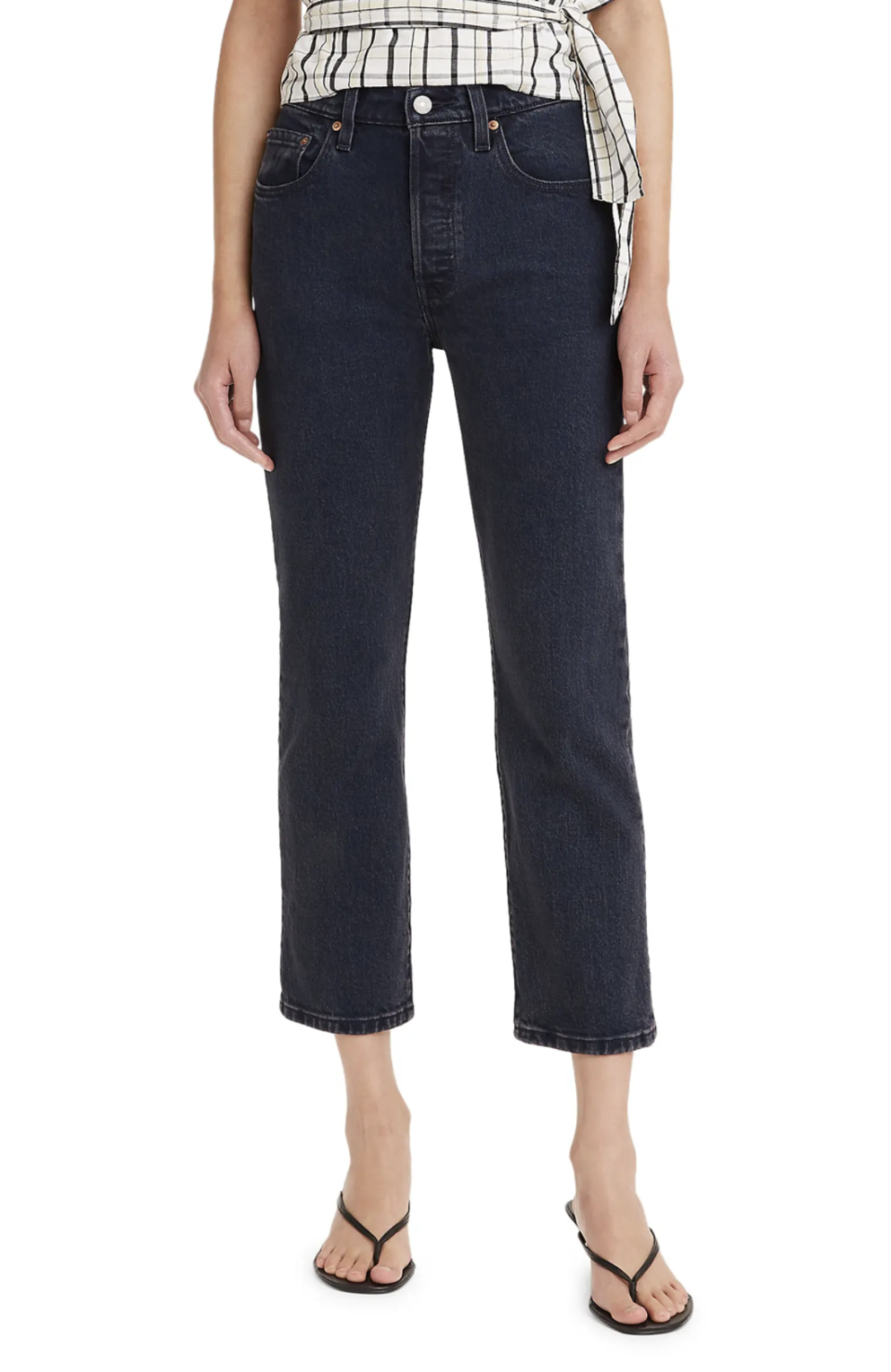 <p><strong>Levi's</strong></p><p>Nordstrom</p><p><a href="https://go.redirectingat.com?id=74968X1596630&url=https%3A%2F%2Fwww.nordstrom.com%2Fs%2Flevis-501-high-waist-crop-straight-leg-jeans-deep-dark%2F6415104%3Forigin%3Dcategory-personalizedsort%26breadcrumb%3DHome%252FBrands%252FLevi%2BStrauss%26color%3D401&sref=https%3A%2F%2Fwww.harpersbazaar.com%2Ffashion%2Ftrends%2Fg37107648%2Fnordstrom-anniversary-sale-jeans%2F" rel="nofollow noopener" target="_blank" data-ylk="slk:Shop Now;elm:context_link;itc:0;sec:content-canvas" class="link ">Shop Now</a></p><p><strong><del>$98</del> $64.90</strong></p><p>When it comes to classic denim, Levi's 501s lead the category. This jean has structure with just a bit of give, and the cropped cut pairs nicely with a statement heel or boot. You'll want a pair of Levi's 501 jeans in every shade if they're not in your closet already—but start with a versatile dark wash to get the most wear.</p>