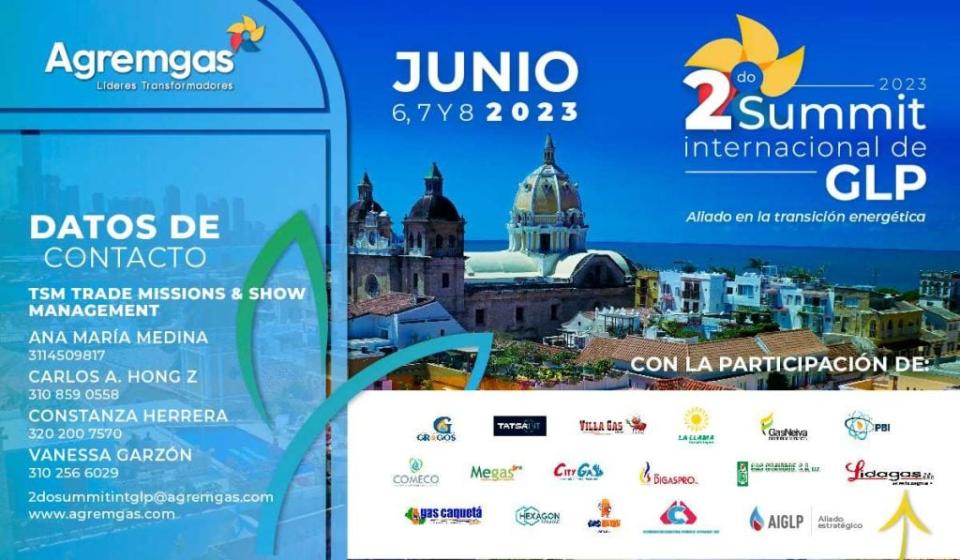 Llega el 2° Summit Internacional de GLP de Agremgas