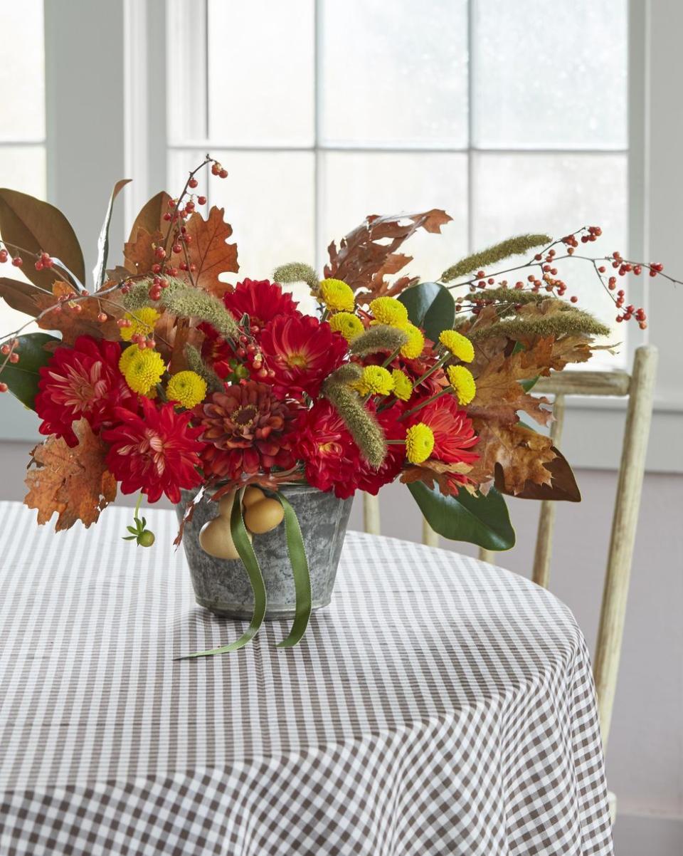 Fall Flower Centerpiece