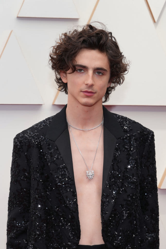 close up of Timothée