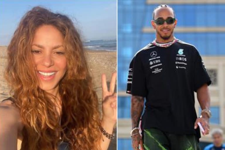 Shakira y Lewis Hamilton fueron captados juntos